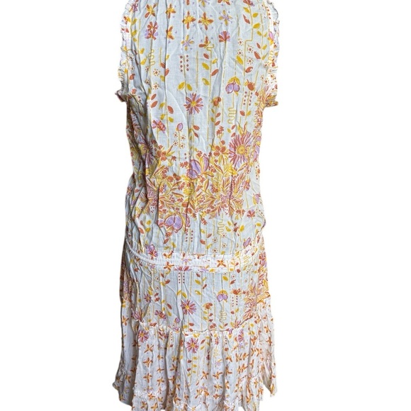 Poupette St. Barth Clara Cream Sleeveless V-Neck Sundress Size small - Picture 6 of 7